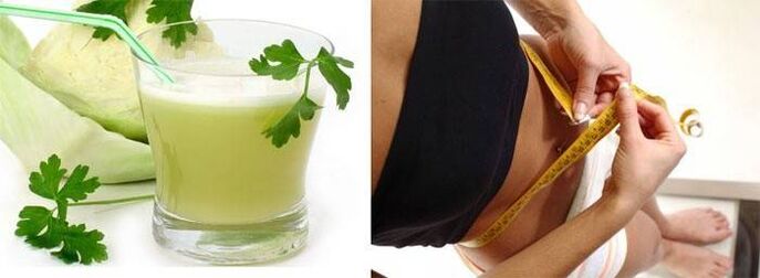 Cabbage juice will help you get lean